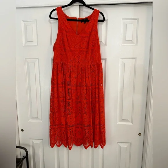 Mossimo Supply Co. | Dresses | Midi Length Red Dress With Lace Overlay | Poshmark Mossimo Supply Co. | Dresses | Midi Length Red Dress With Lace Overlay | Poshmark